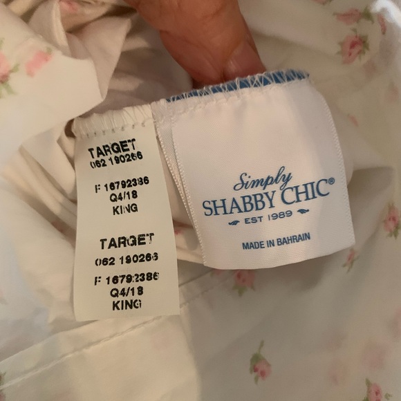 Shabby Chic, NEW NEVER USED, set of 2 KING pillowcases, SPRINKLES, SOFT. - Picture 7 of 8